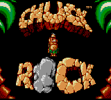 Chuck Rock title screen for Sega Game Gear